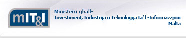 MITI Logo - Ministeru ghall-Investiment, Industrja u Teknologija ta' l-Informazzjonit Malta